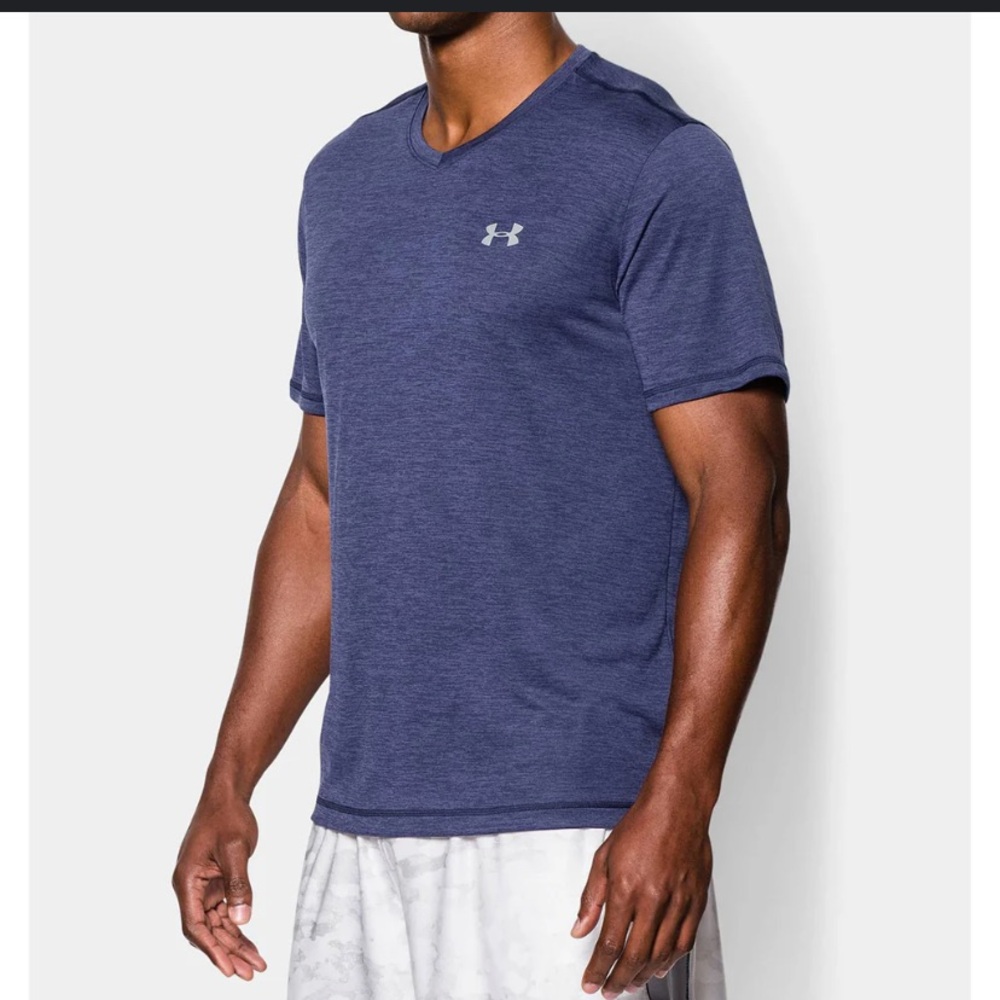 Under Armour Men's Midnight Navy UA Tech VNeck T-Shirt